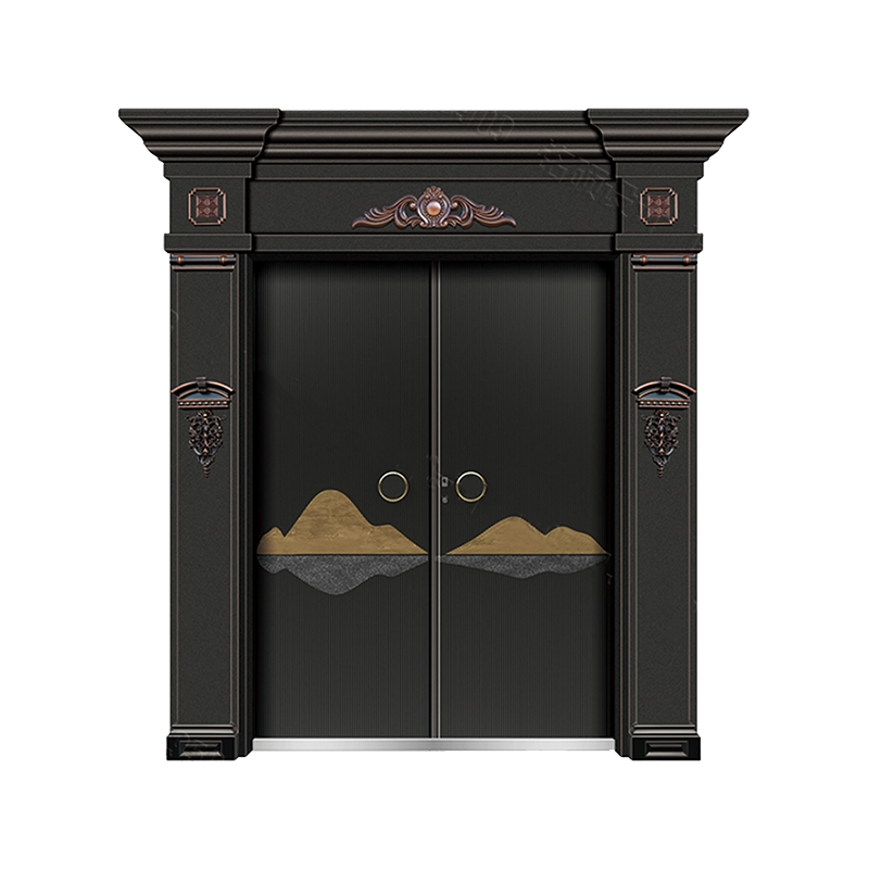 Puerta de aluminio fundido DBK-6035