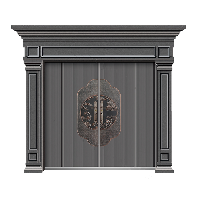 Puerta de aluminio fundido DBK-6025